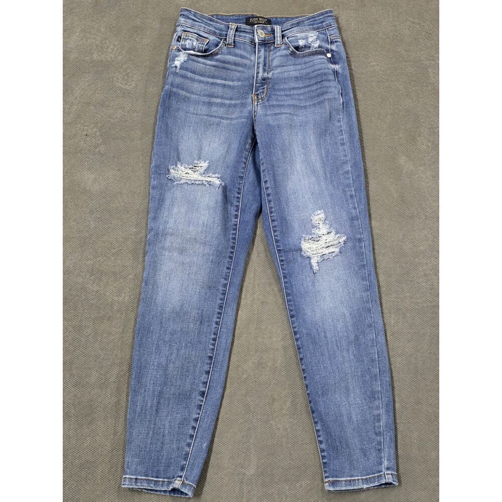 Judy Blue Skinny Fit Jeans Women’s High Rise Medium Wash #JB82172 Sz 1/25